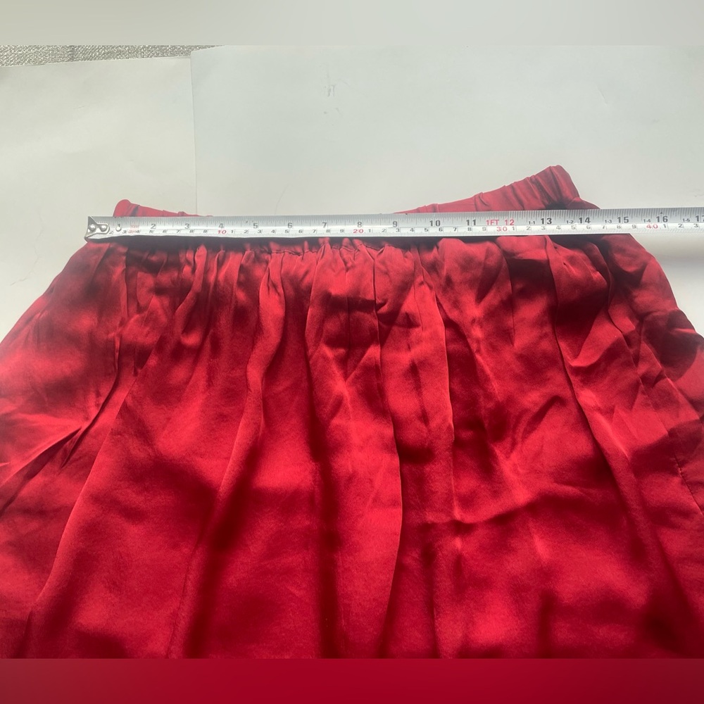 club monaco silk Red Skirt - Picture 4 of 6